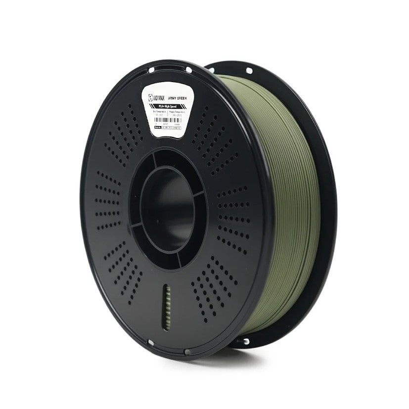 IID Max High Speed PLA+ Filament 1.75mm - Army Green
