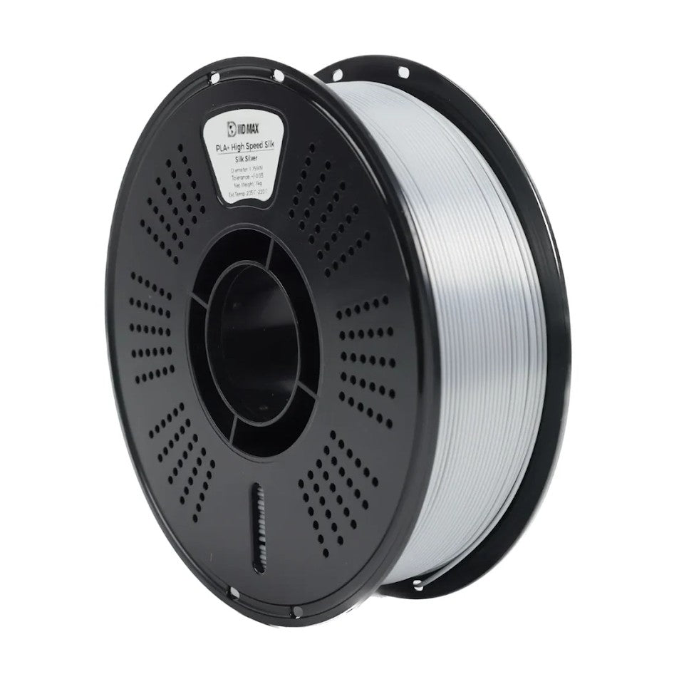 IIID Max High Speed Silk PLA+ Filament 1.75mm | Silver