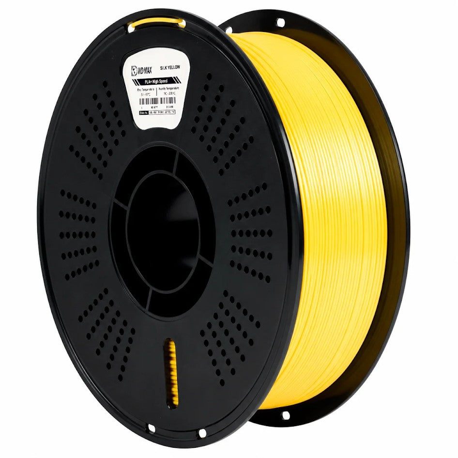 IIID Max High Speed Silk PLA+ Filament 1.75mm | Yellow