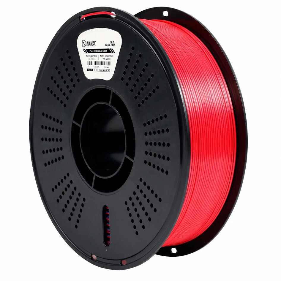 IIID Max High Speed Silk PLA+ Filament 1.75mm | Red