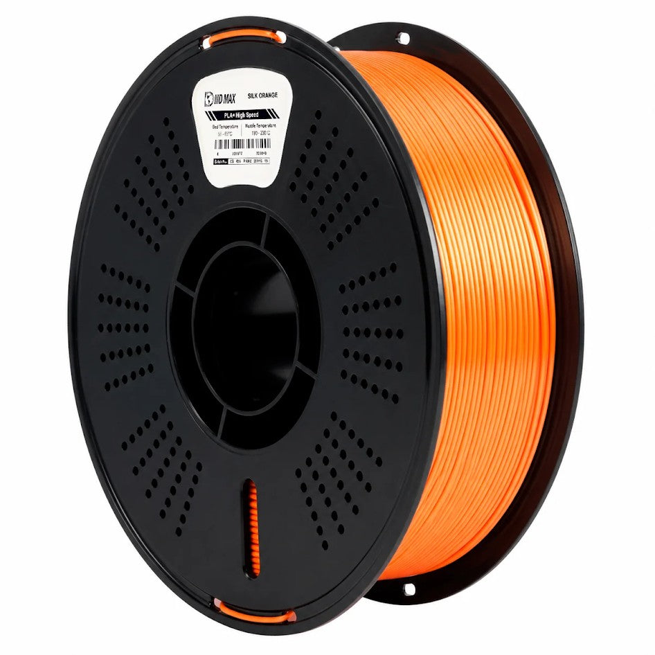 IIID Max High Speed Silk PLA+ Filament 1.75mm | Orange