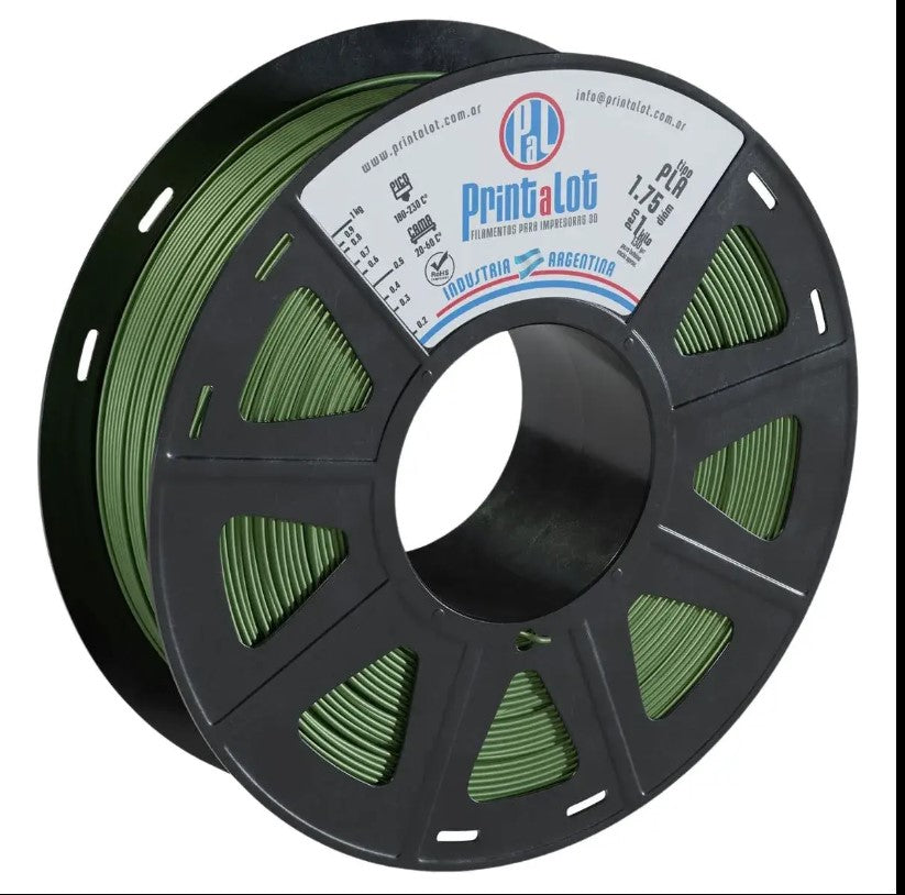 Print A Lot - Metallic Military Green PLA