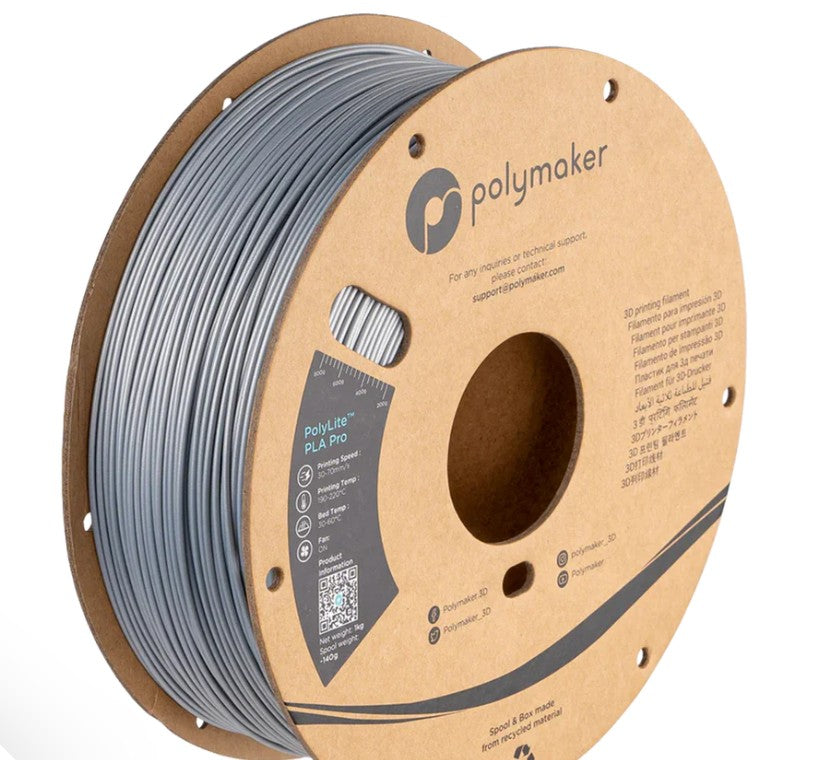 Polymaker PolyLite™ Metallic PLA Pro - Silver
