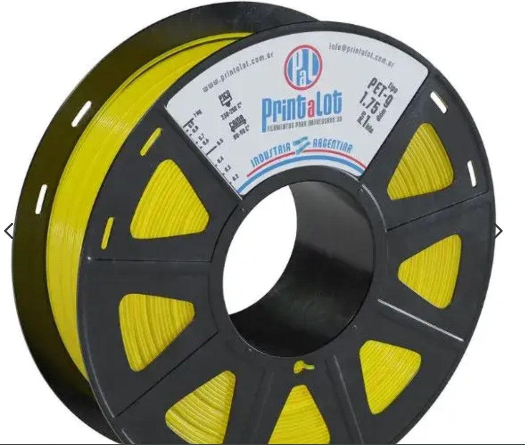 PrintALot PETG Translucent Yellow - Print A Lot Filament