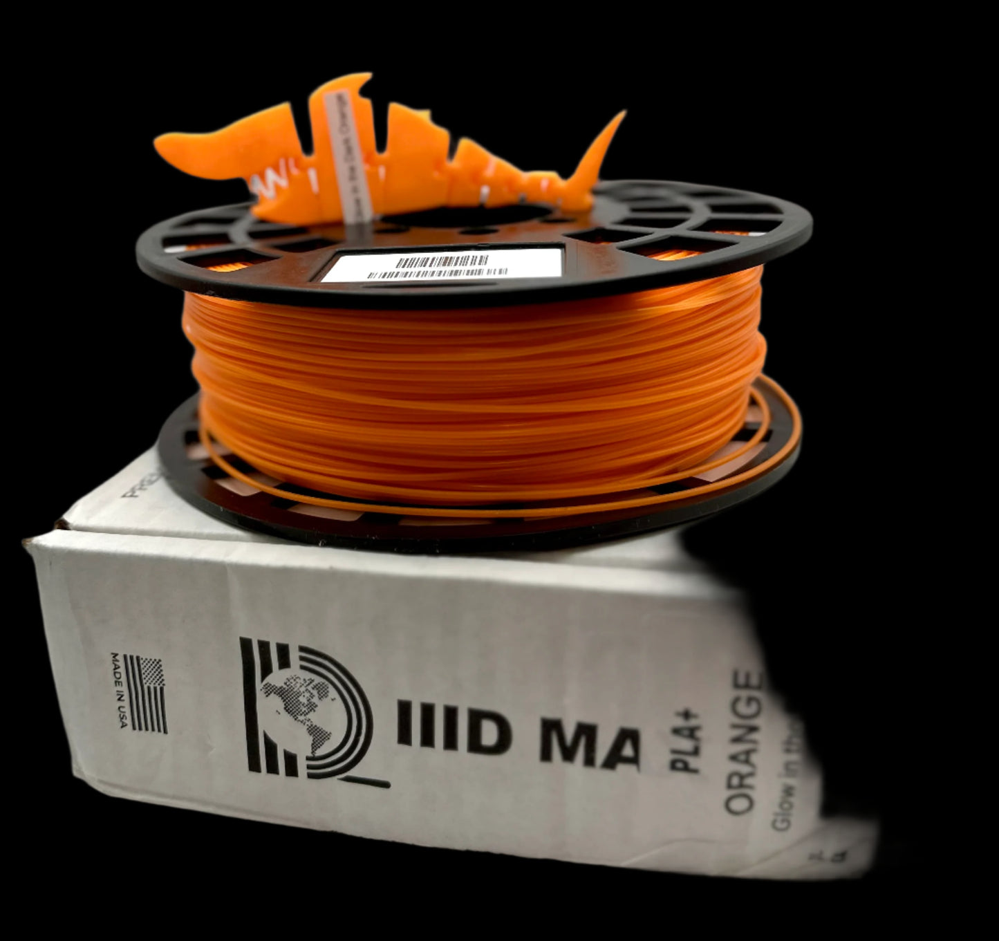 IIID MAX PLA+ Glow in the Dark Orange