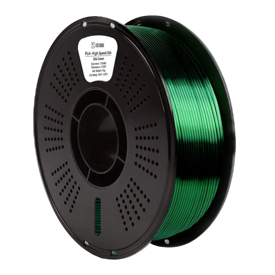 IIID Max High Speed Silk PLA+ Filament 1.75mm | Green