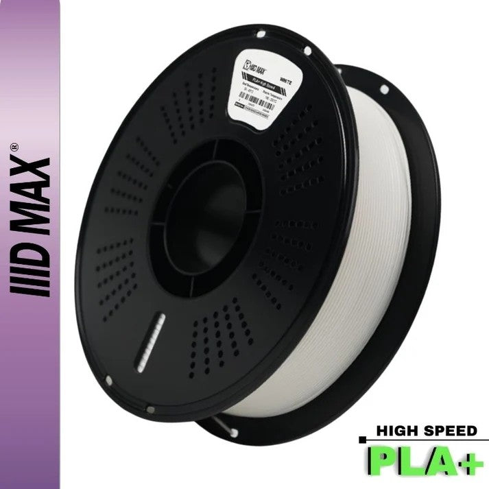 IIID Max High Speed PLA+ Filament 1.75mm - White