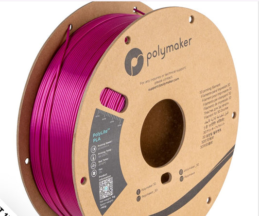 Panchroma™ Silk PLA (Formerly PolyLite™ Silk) Silk Magenta