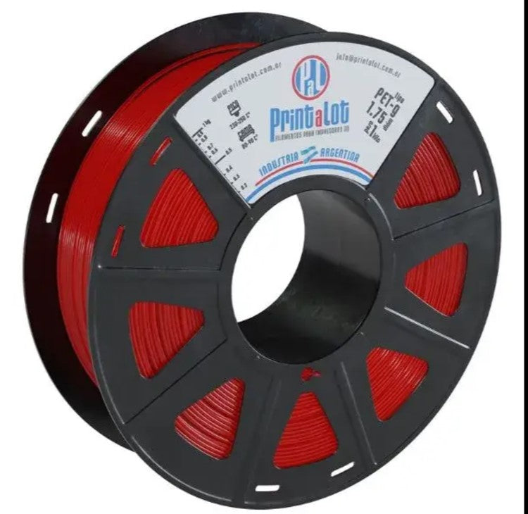 PETG Translucent Red - Print A Lot Filament