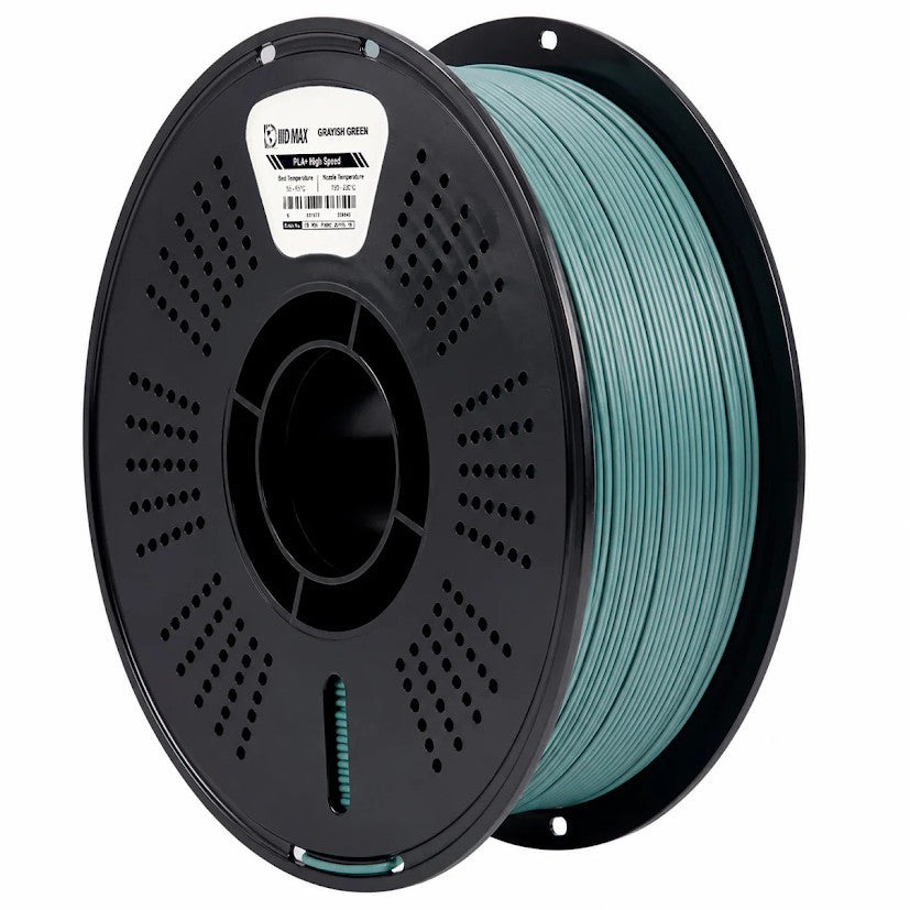 IIID Max High Speed PLA+ Filament 1.75mm - Grayish Green