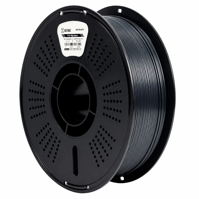 IIID Max High Speed Silk PLA+ Filament 1.75mm | Black
