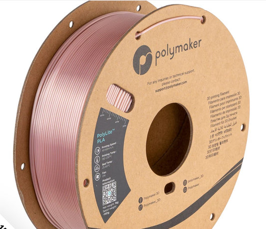 Panchroma™ Silk PLA (Formerly PolyLite™ Silk) Silk Rose Gold